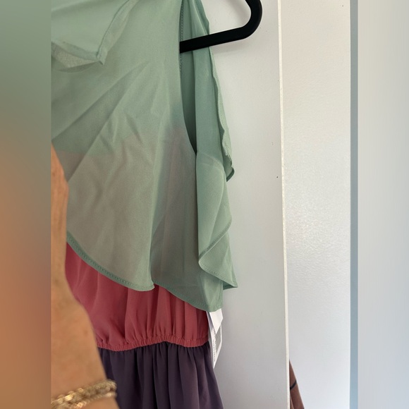 Just fab sheet colour block dress - Picture 2 of 4